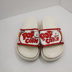 BT21 Popcorn Platform Medium Slide Slippers